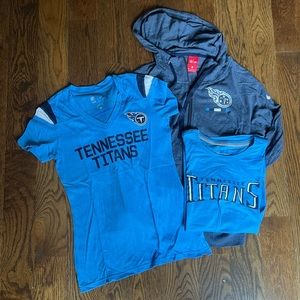 Tennessee Titans Nike Women’s Shirts + Jacket Bundle